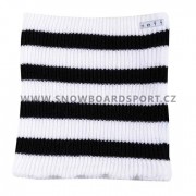 Nákrčník zimní Neff Daily Stripe Gaiter White Black