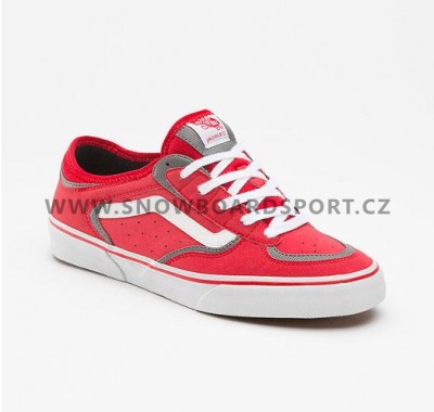 Boty pánské Vans ROWLEY PRO - Red White Grey SP13